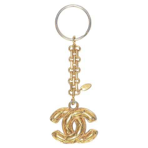 chanel key chain|authentic chanel keychain.